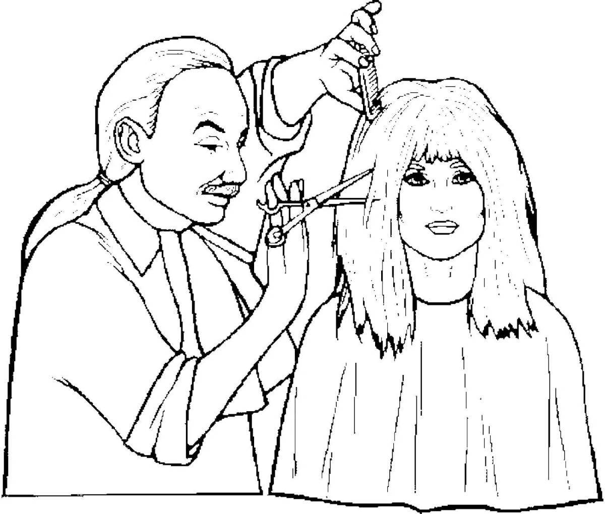 Профессия парикмахер для детей #5