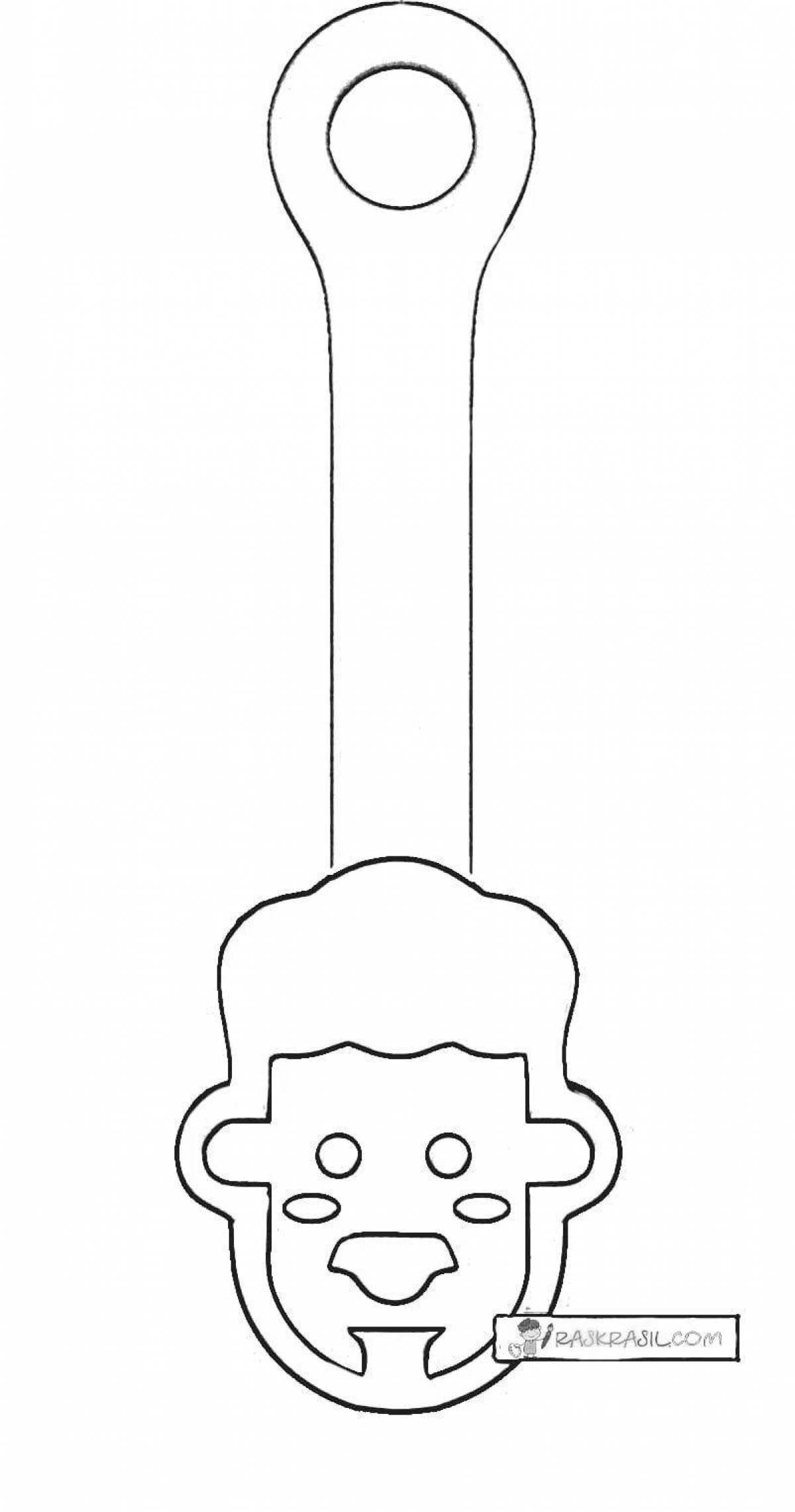 Great strongmen coloring book