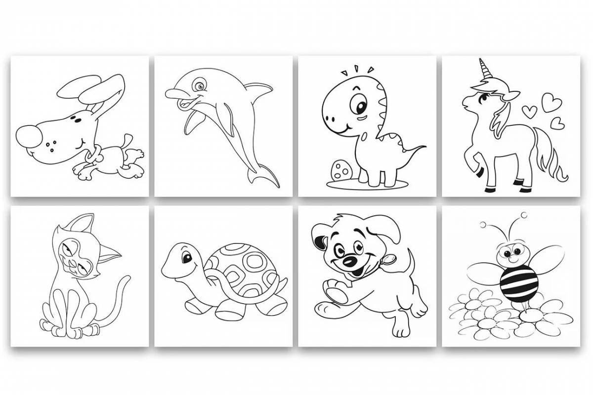 Delightful coloring song i you marker