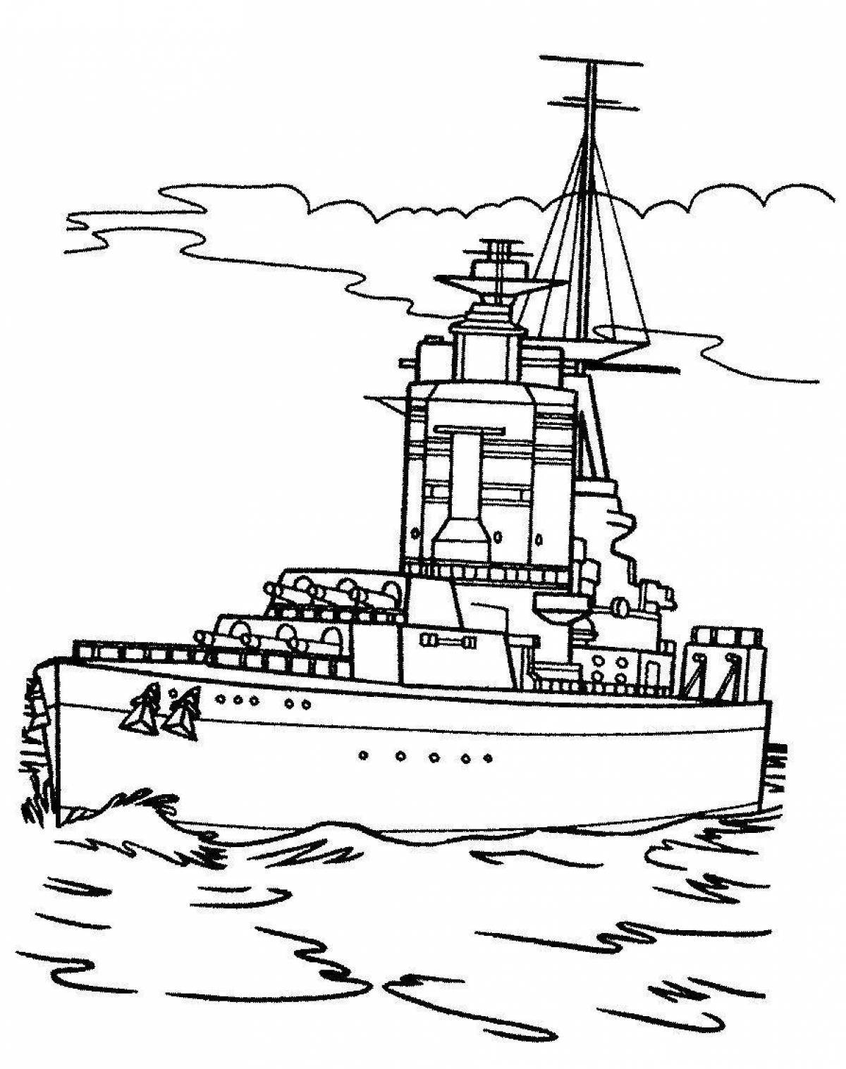 Fab 23 ship awesome coloring page