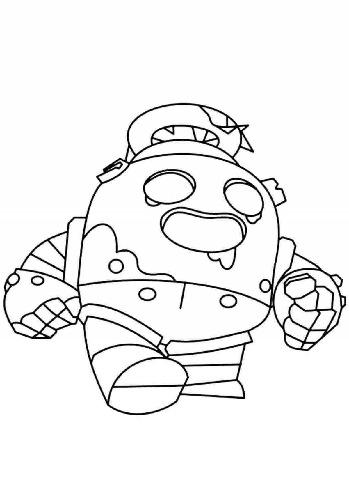 Photo Comic coloring Spike Lord Bravo Stars