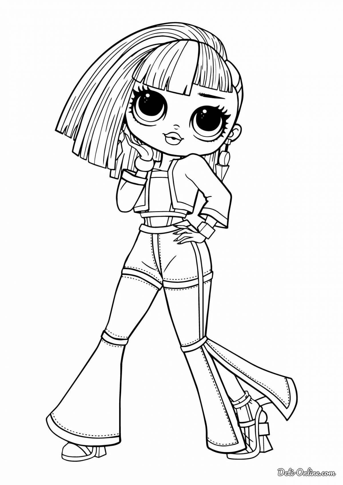 Incredible coloring lol omg swimsuit