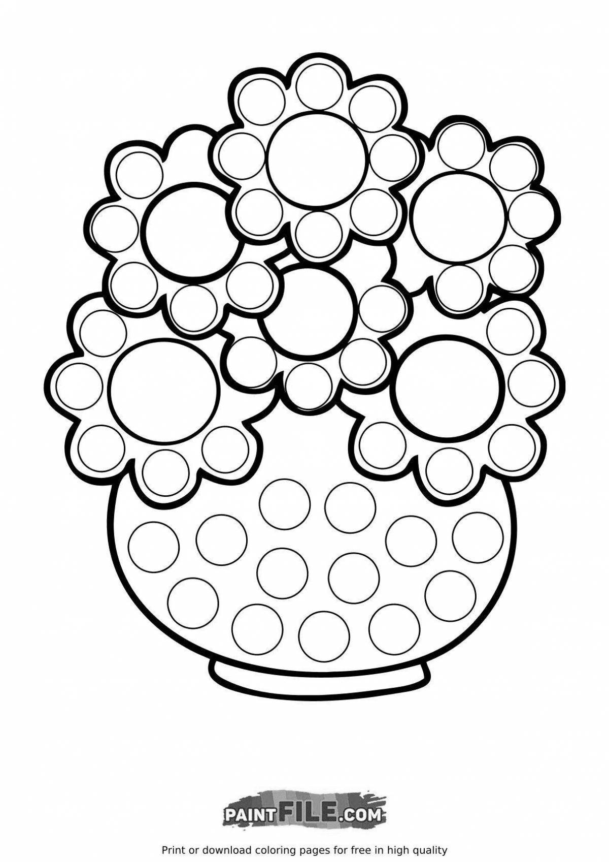Phenomenal cotton buds coloring pages for kids
