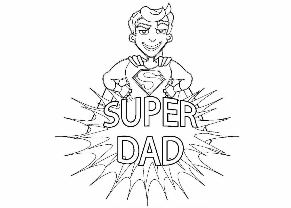 Awesome i love you dad coloring page