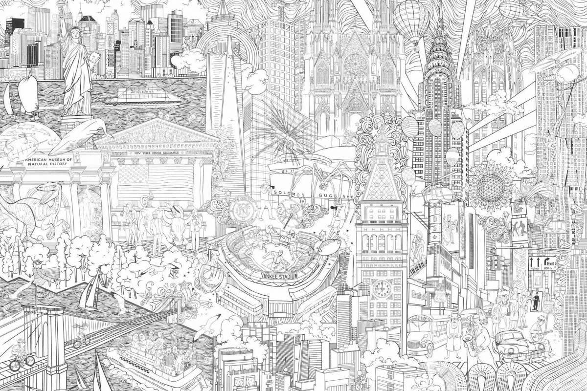 Massive coloring world's largest page