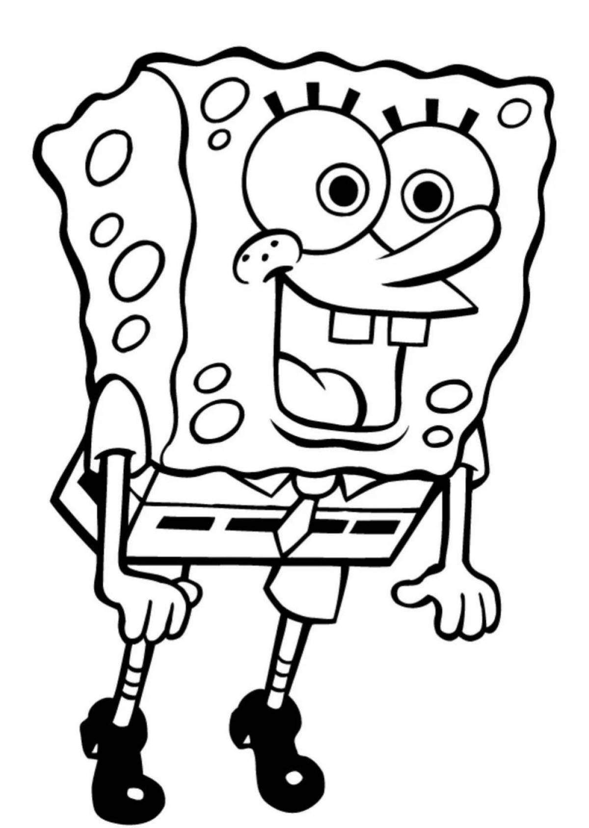 Coloring fun spongebob for boys