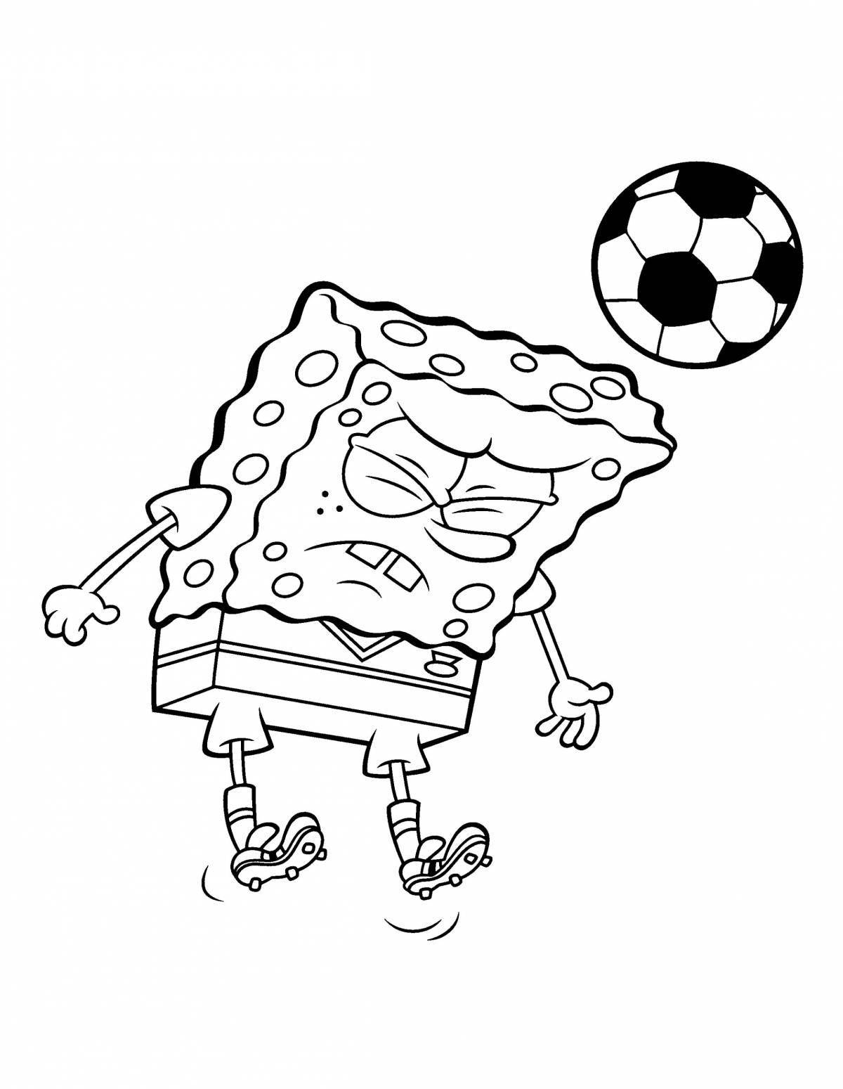 Fun coloring spongebob for boys