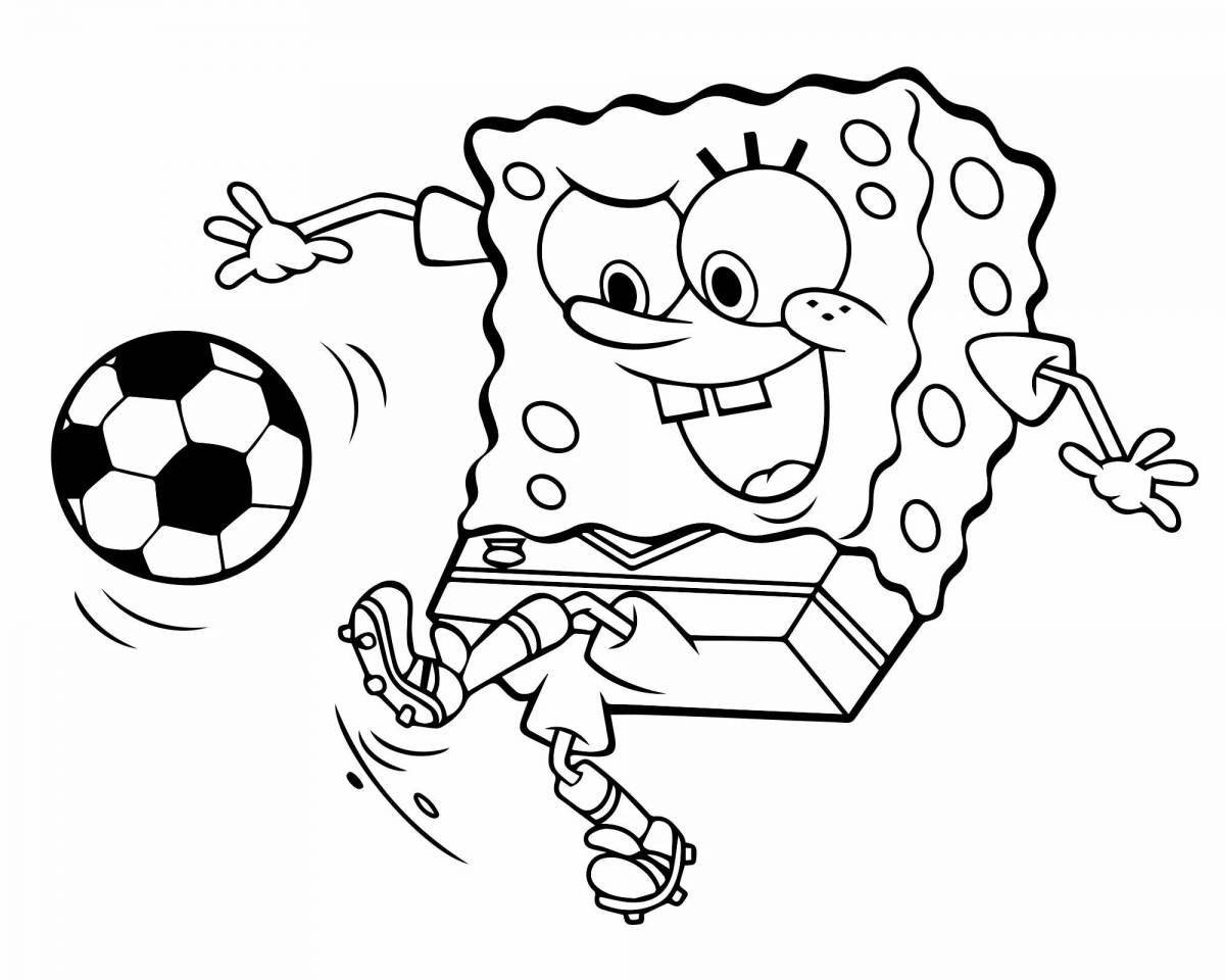 Fancy coloring spongebob for boys