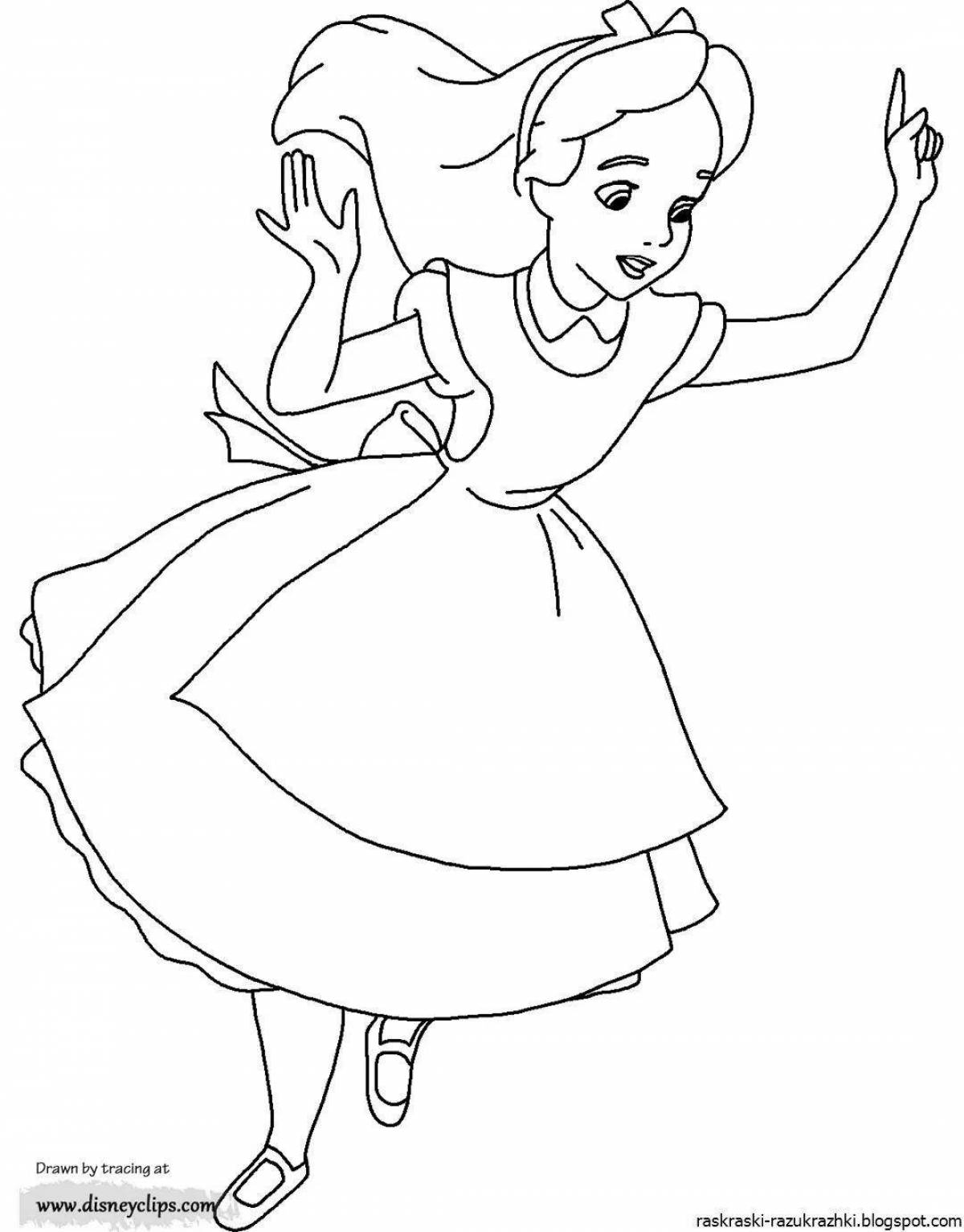 Alice coloring pages for boys