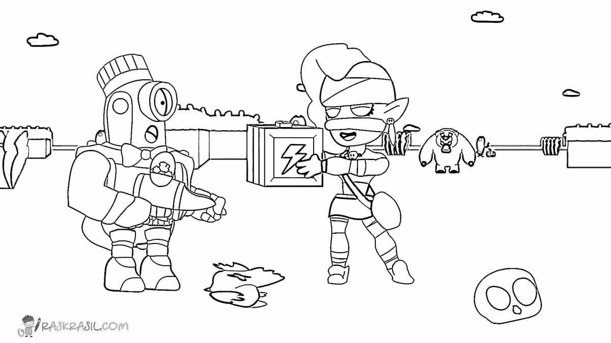 Colorful stars mecha bo bravo