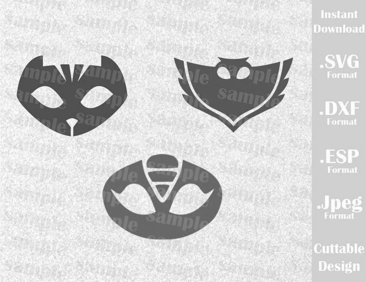 The masked heroes icons come to life