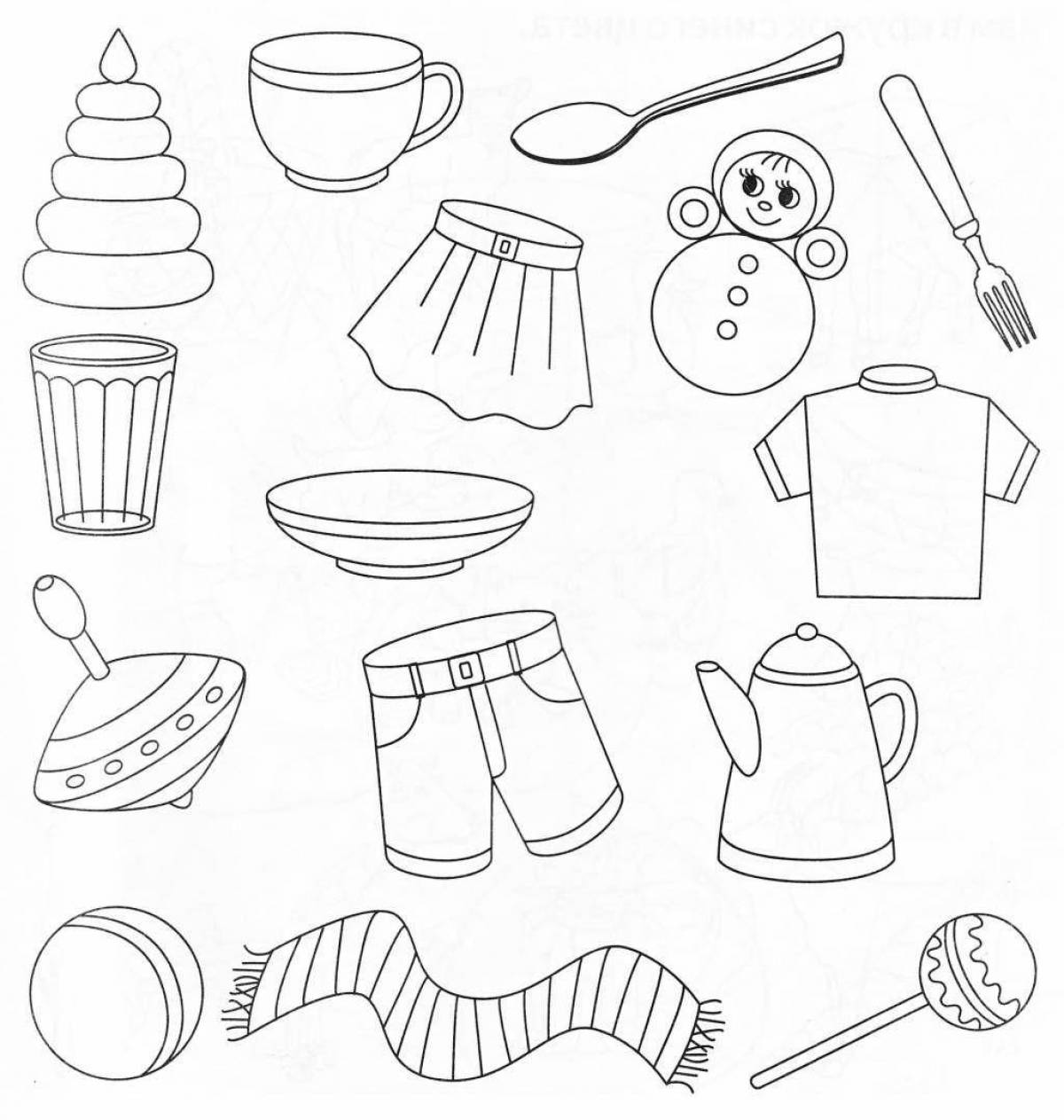 Coloring pages for preschool children