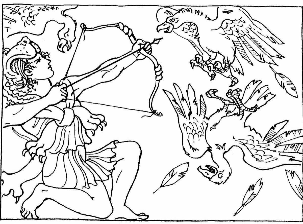 Мифы древней греции рисовать