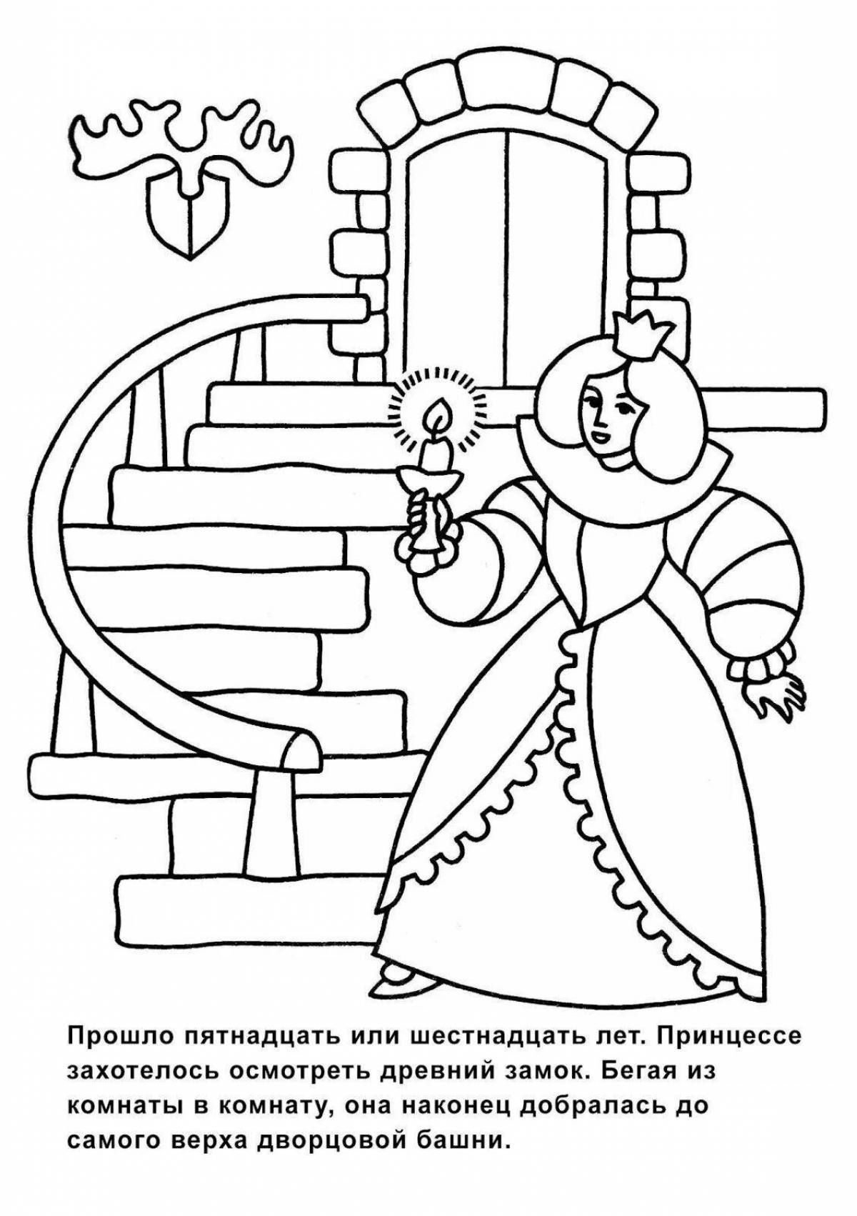 Splendid Perrault coloring book for preschoolers