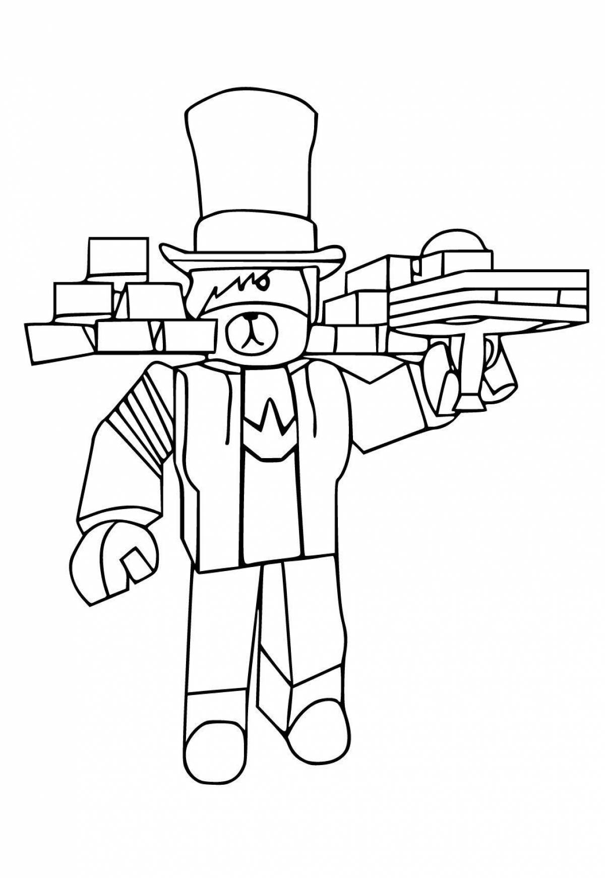 Roblox wonderful coloring book for 10 year old boys