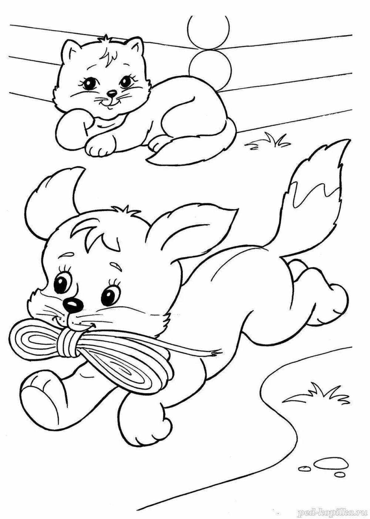 Radiant turnip coloring page