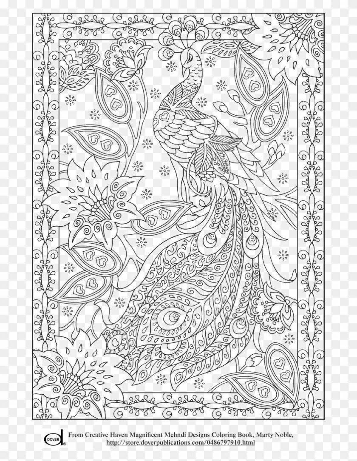 Serene coloring page adult ru beautiful