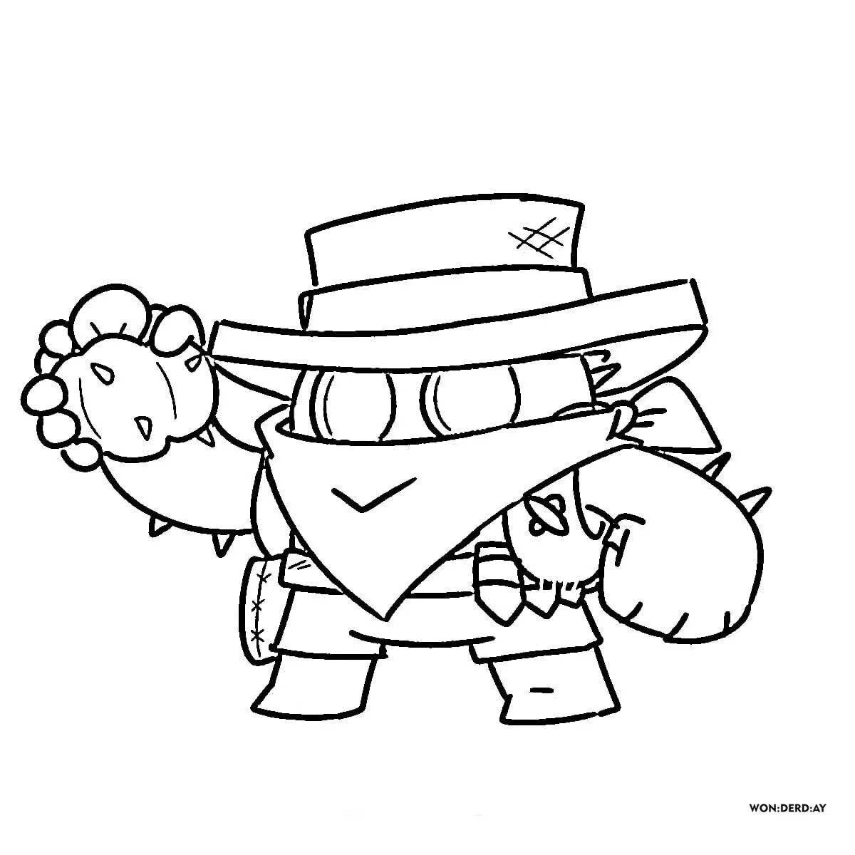 Live coloring mortis from brawl stars