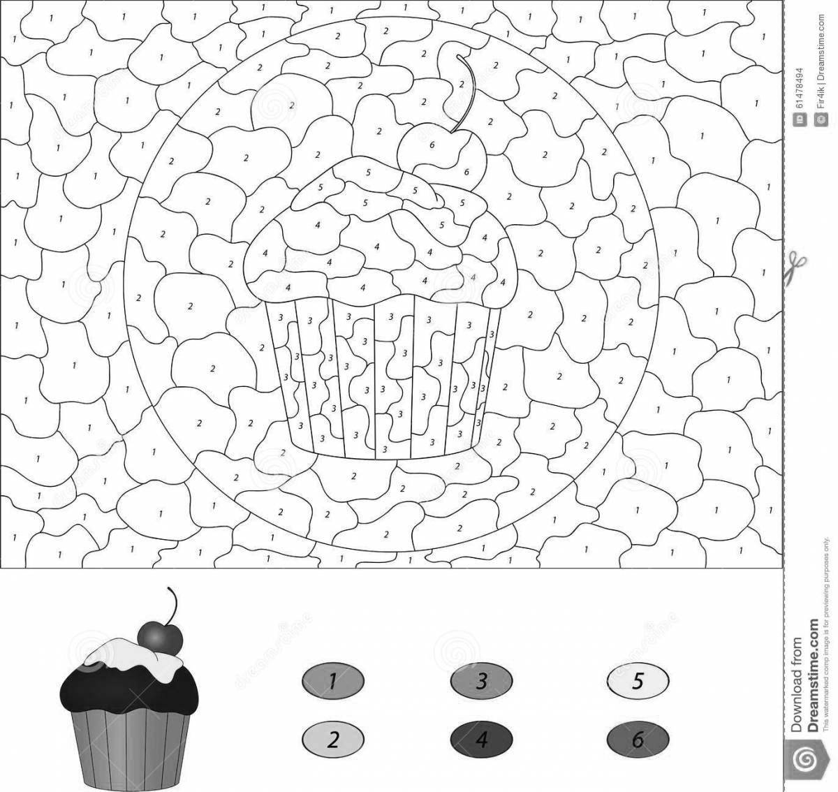 Incredible Strawberry Number Coloring Game