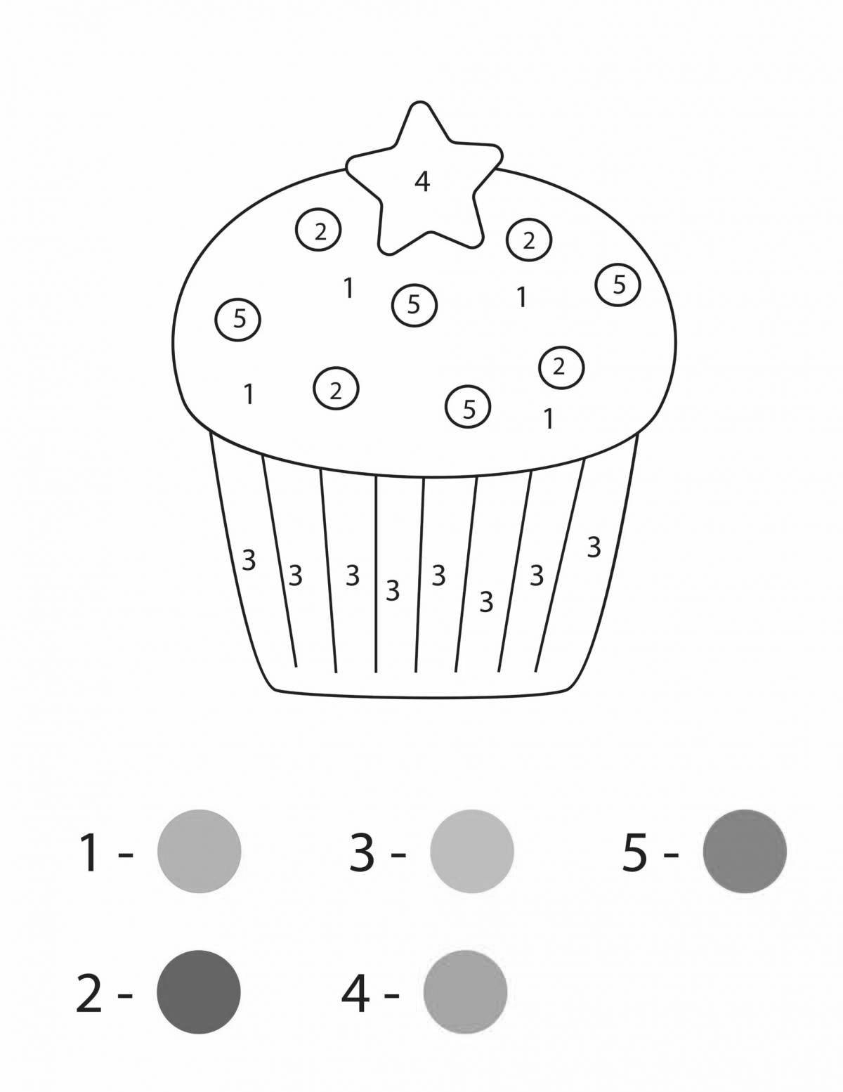 Intriguing strawberry number coloring game