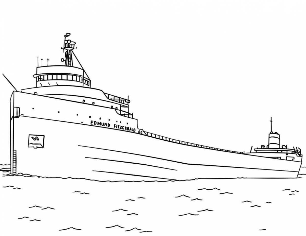 Attractive nuclear icebreaker coloring