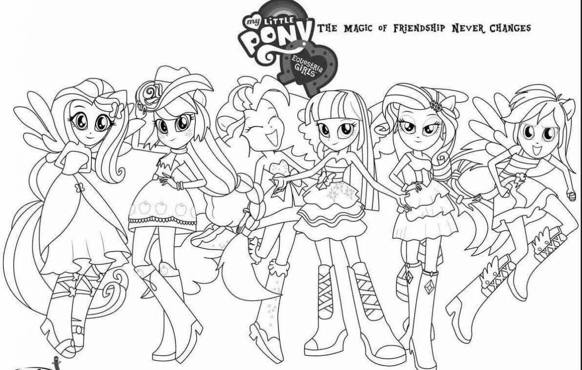 Outstanding coloring my little pony equestria girls
