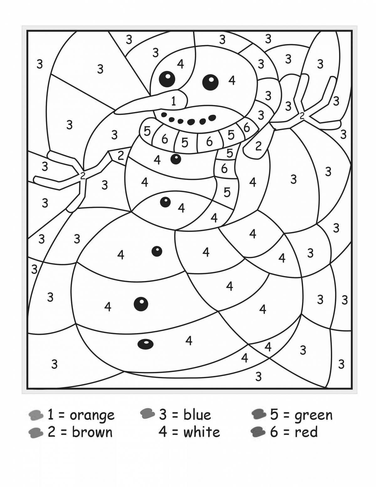 Sweet coloring in german