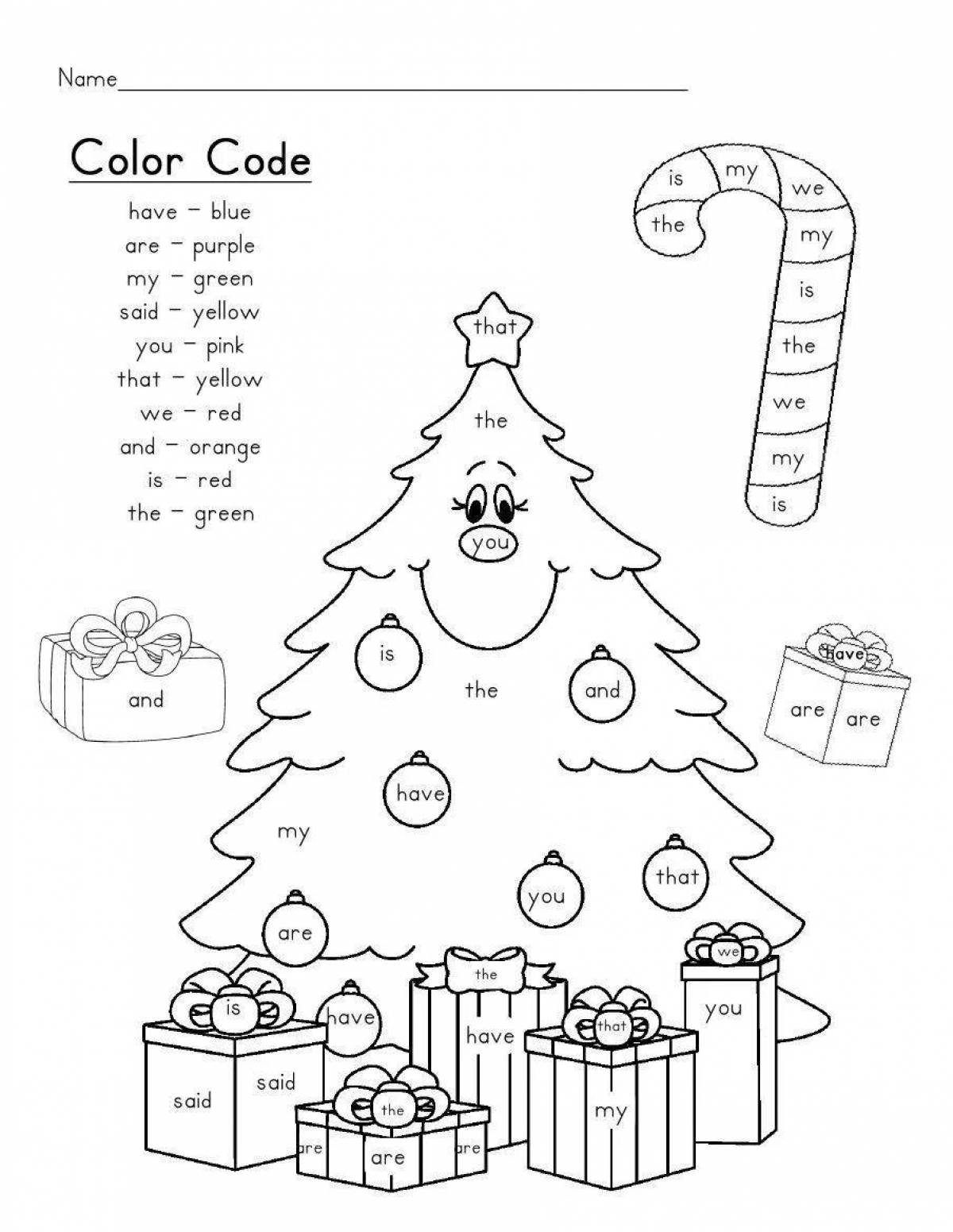 Sublime christmas coloring book