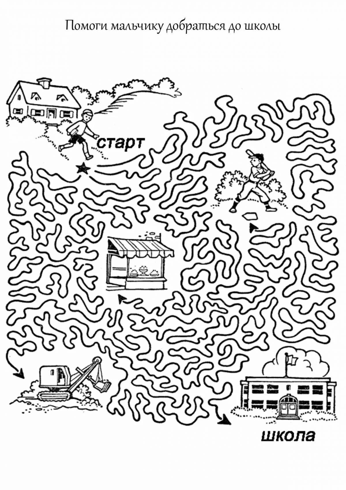 Educational coloring puzzles for 10 year olds