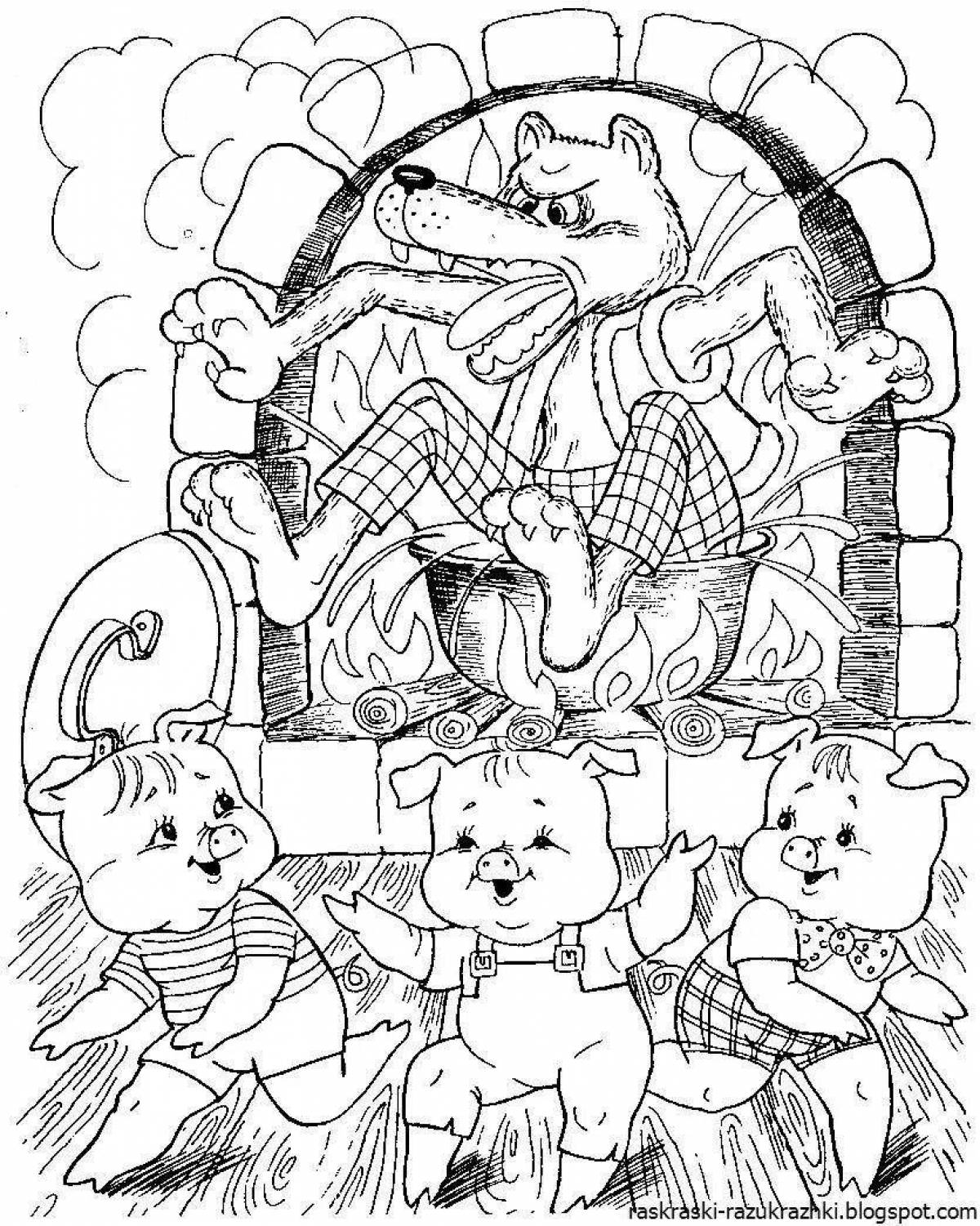 Fun coloring Mikhalkov for children