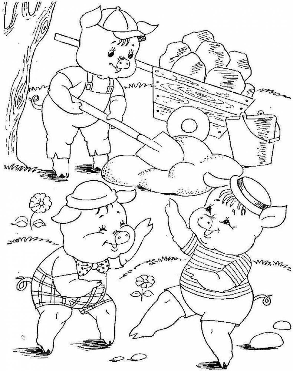 Radiant Mikhalkov coloring book for children