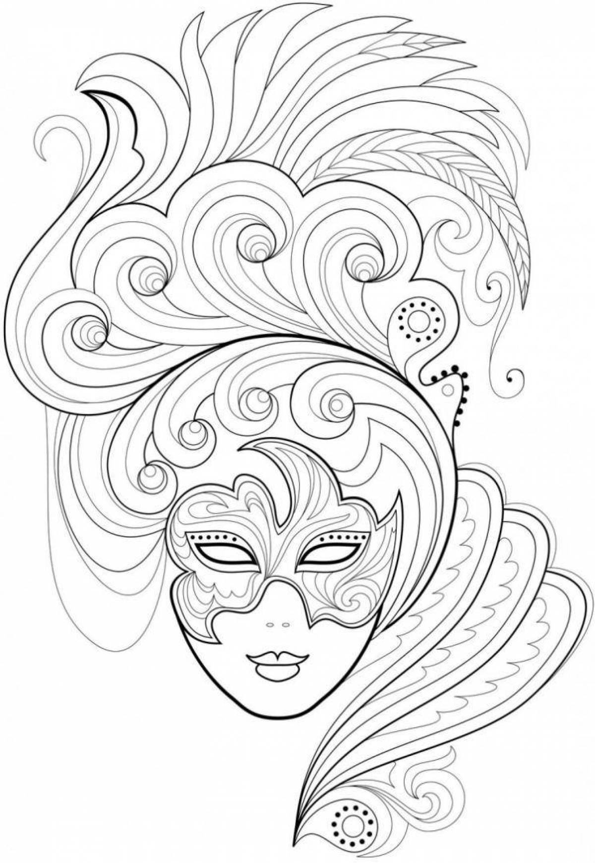 Magic carnival coloring for girls valya