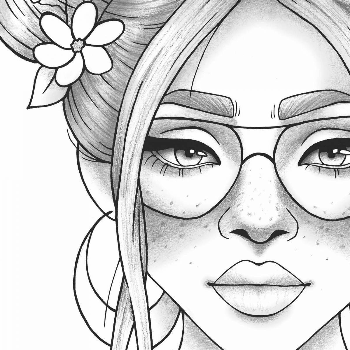 Alluring carnival coloring book for girls valya