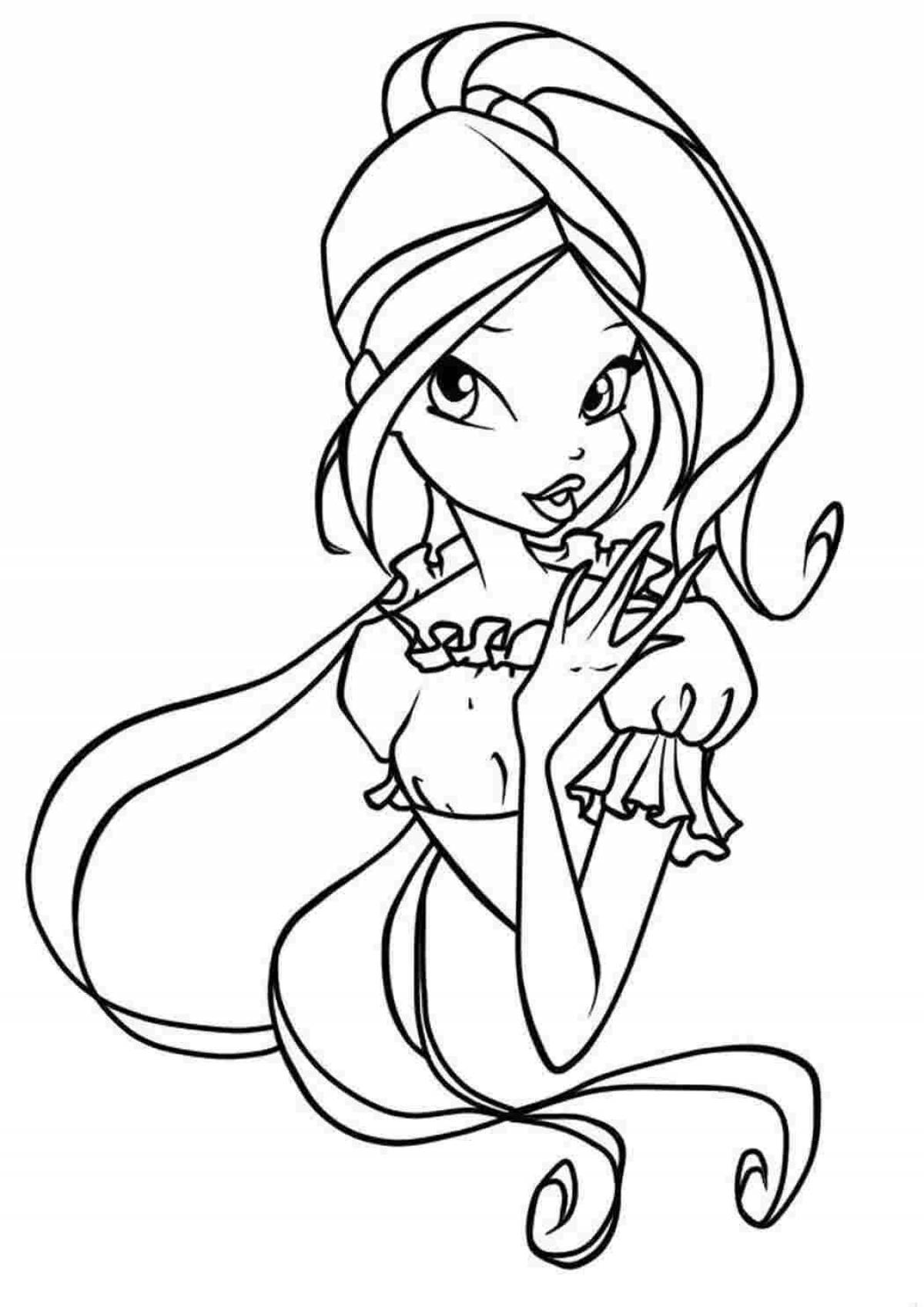 Adorable easy coloring pages for girls 8 years old