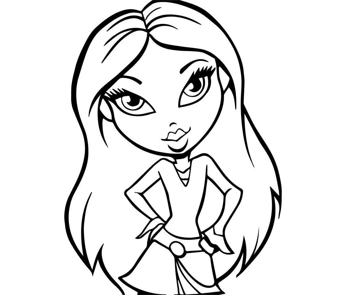 Amazing easy coloring pages for 8 year old girls