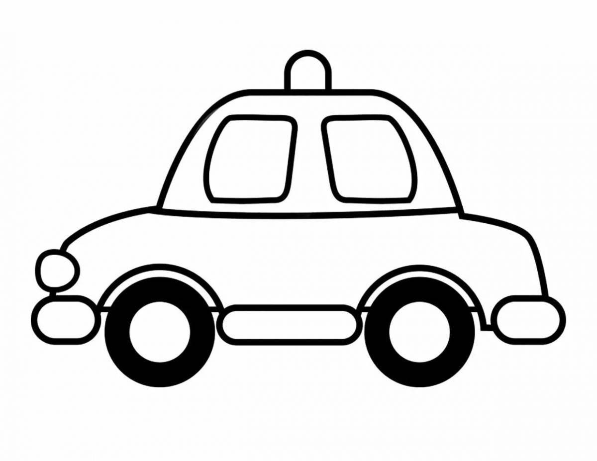 Coloring pages adorable cars for kids 2 3