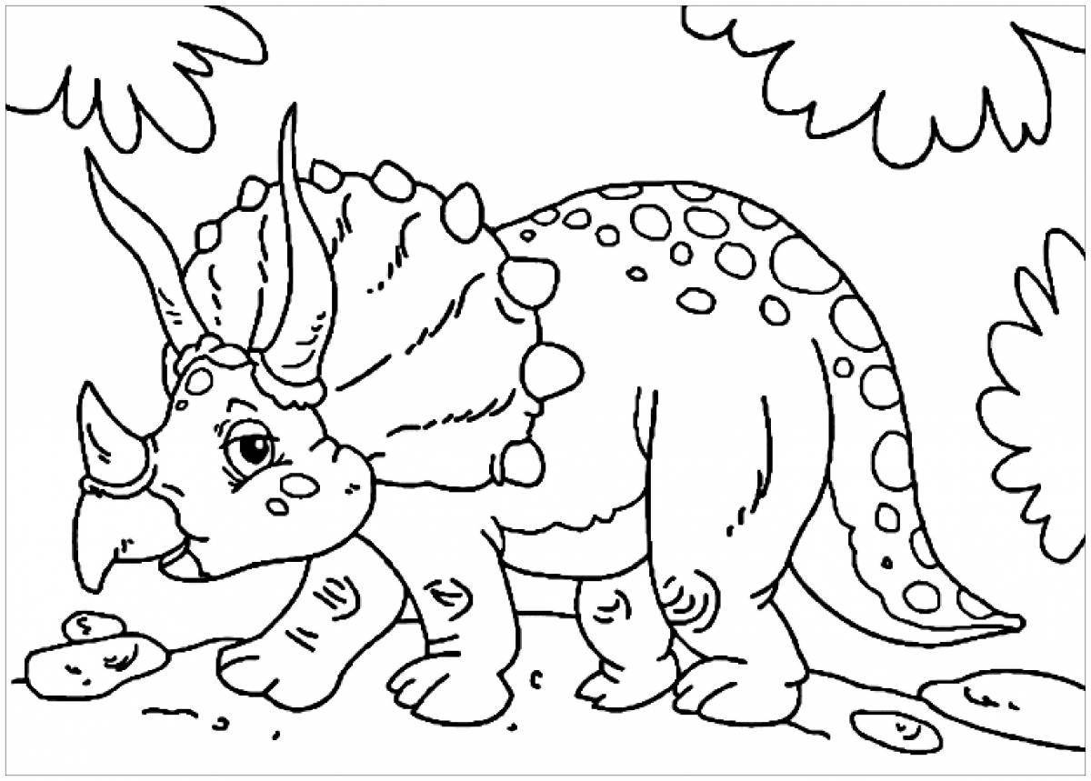 Fabulous animals coloring for children 7 years old