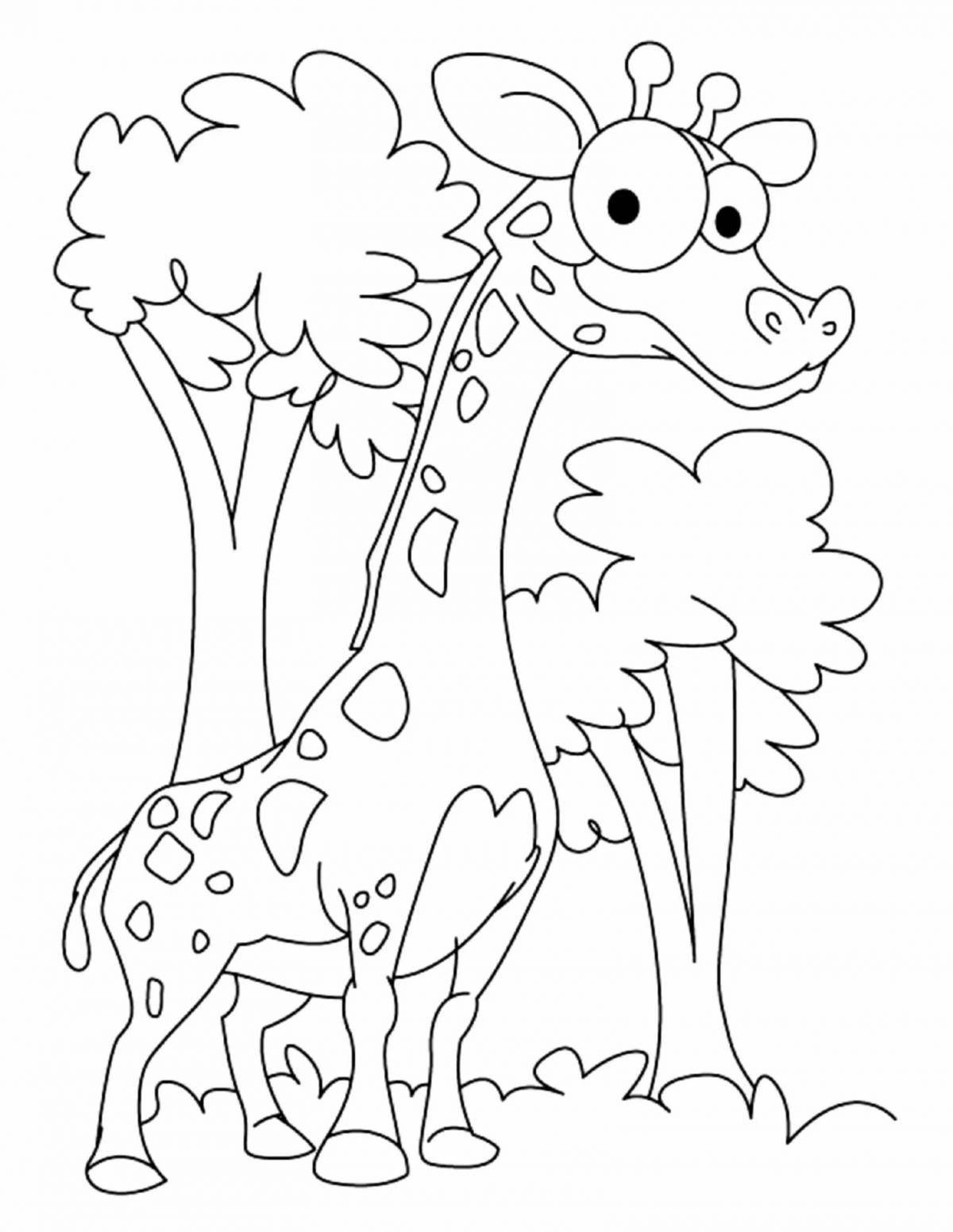 Dazzling animal coloring pages for 7 year olds