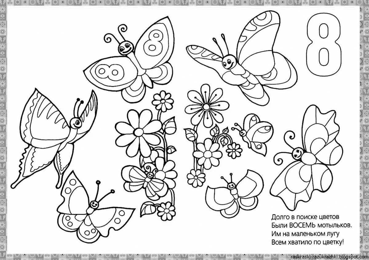 Adorable coloring book for kids 6-10 years old