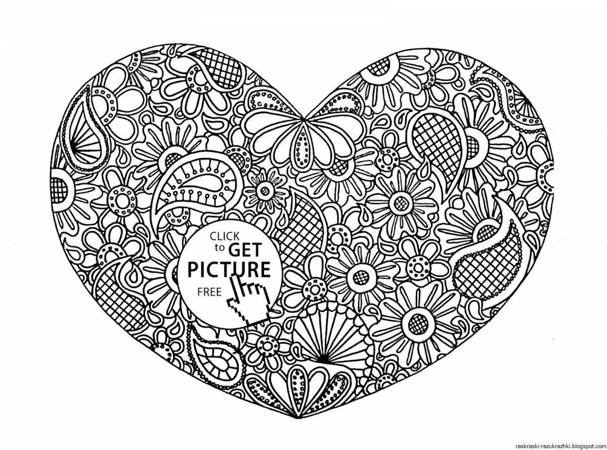 Unique intricate patterns coloring pages for girls
