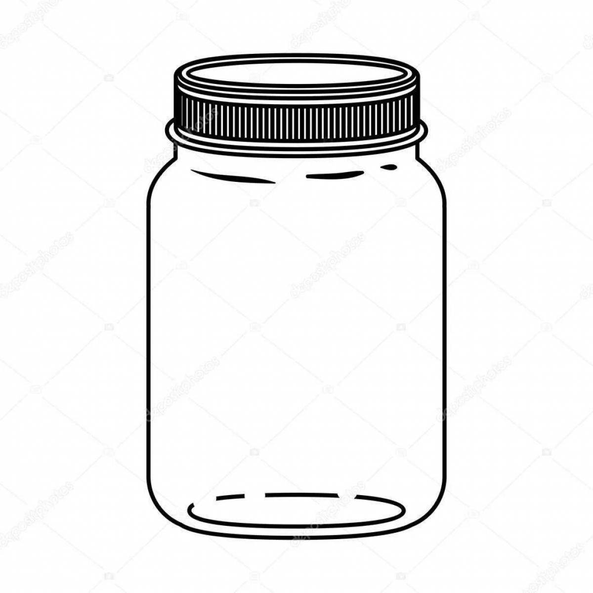 Children's vitamin jar #8