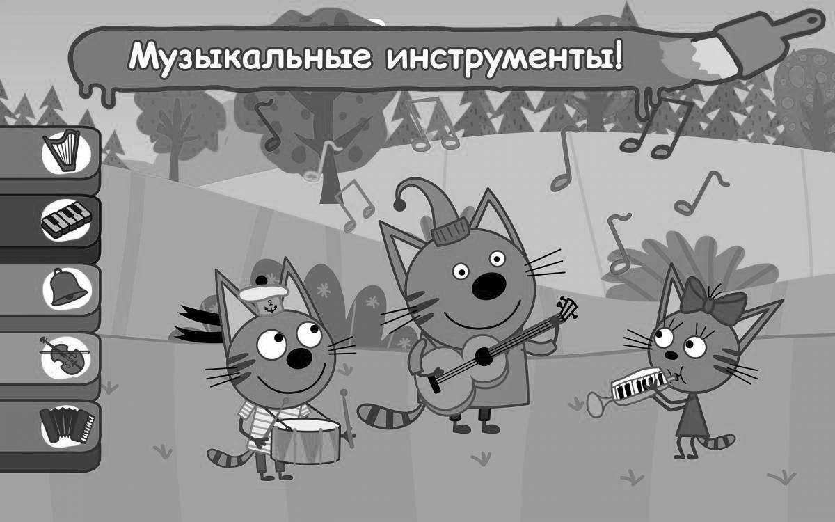 Three cats game for kids #11