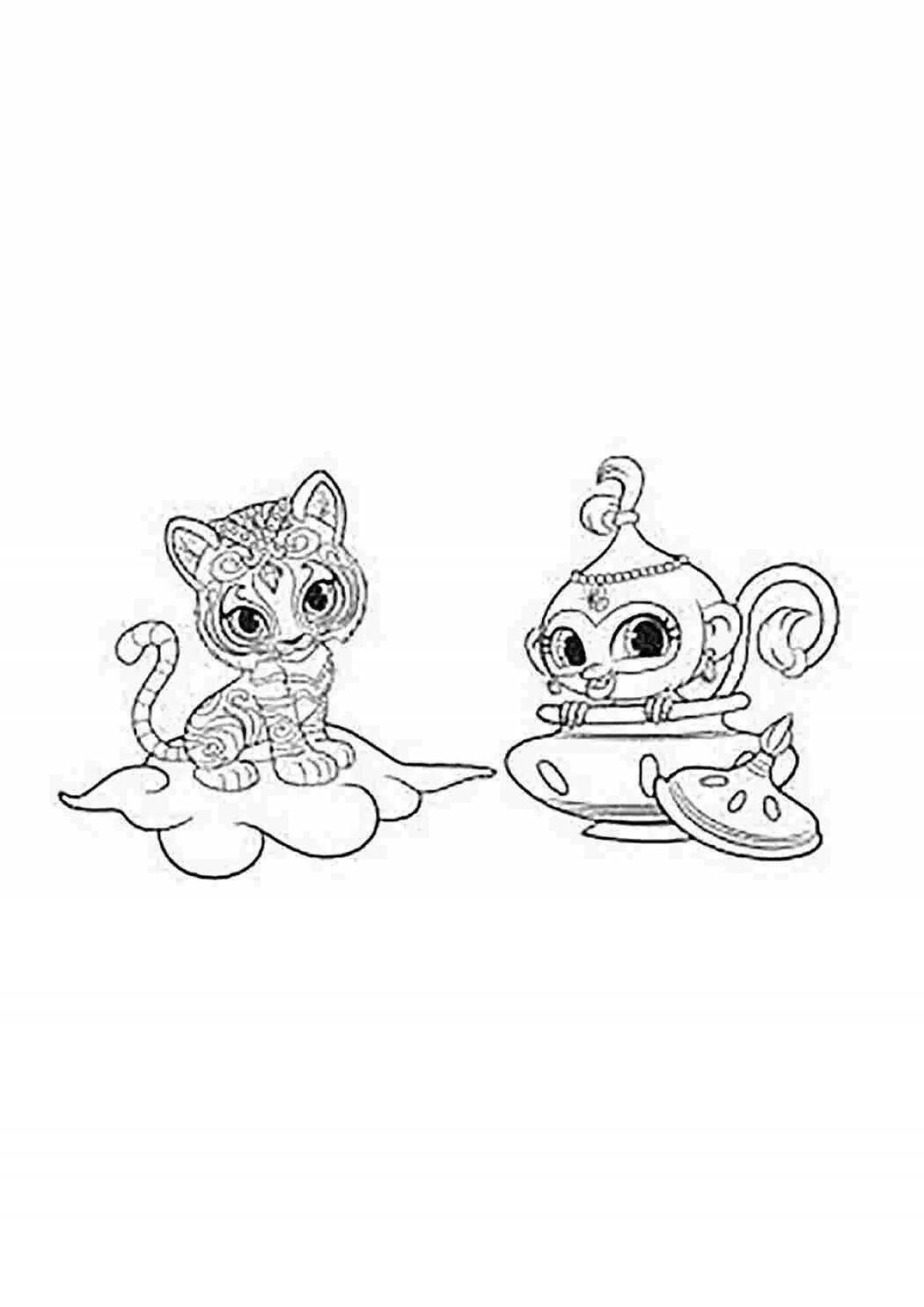 Photo Color-frenzy for kids shimmer and shine