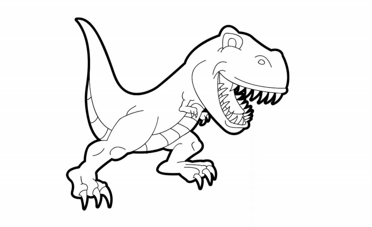Выдающаяся раскраска indominus rex для детей