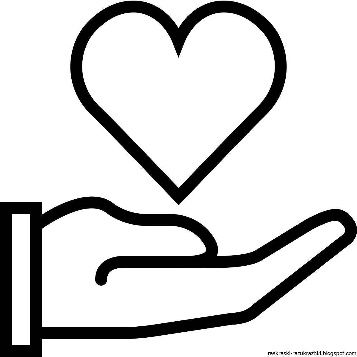 Photo Bright coloring like and tik tok