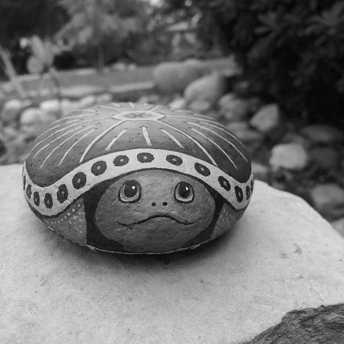 Acrylic Coloring Pages Charming Stones for the Garden