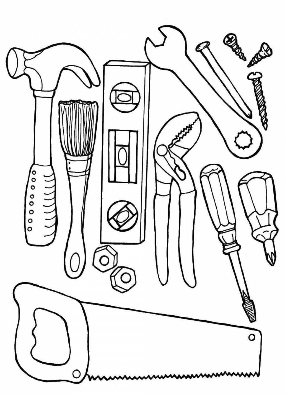 Glamor tools coloring book