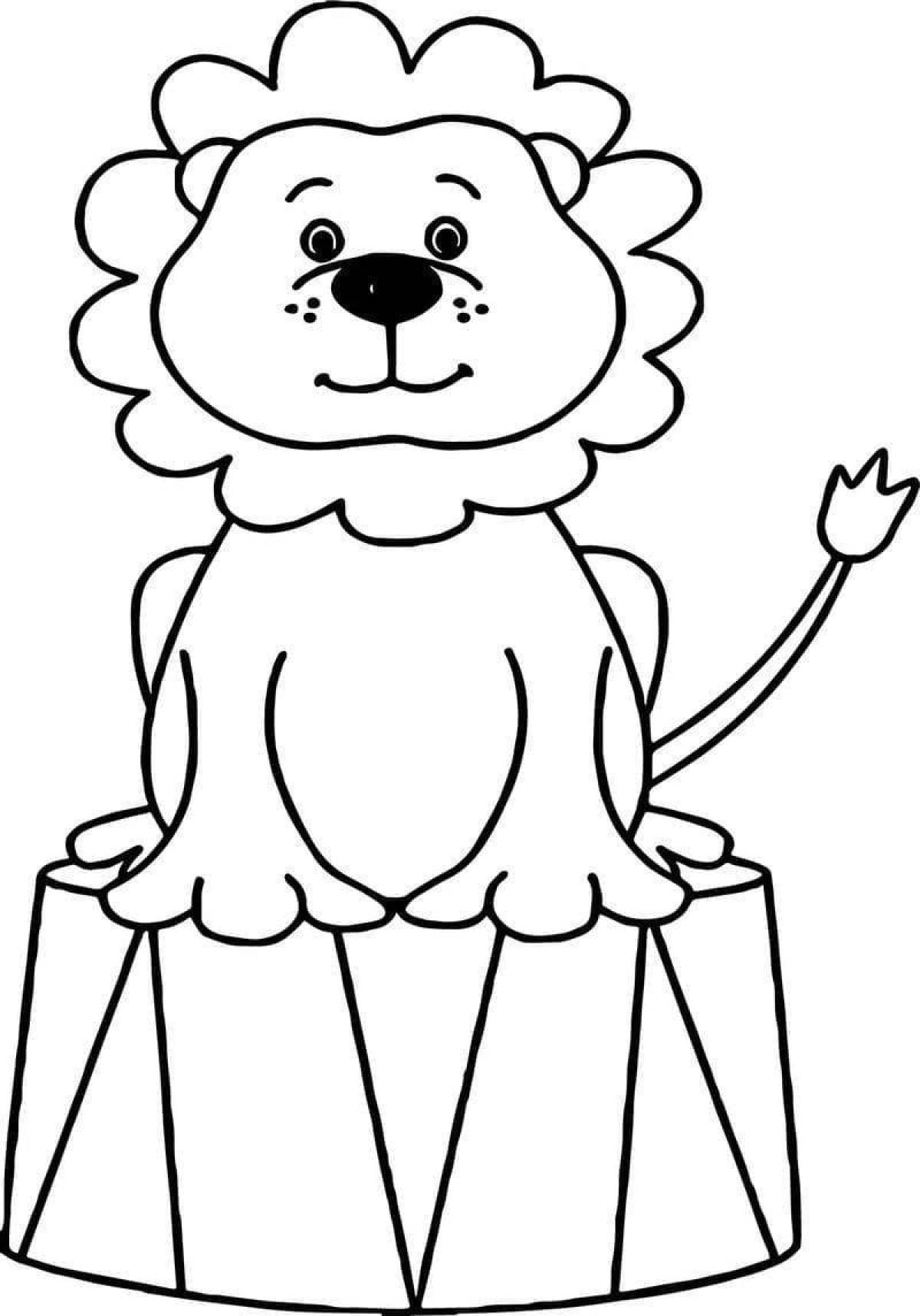 Great circus coloring book for kids