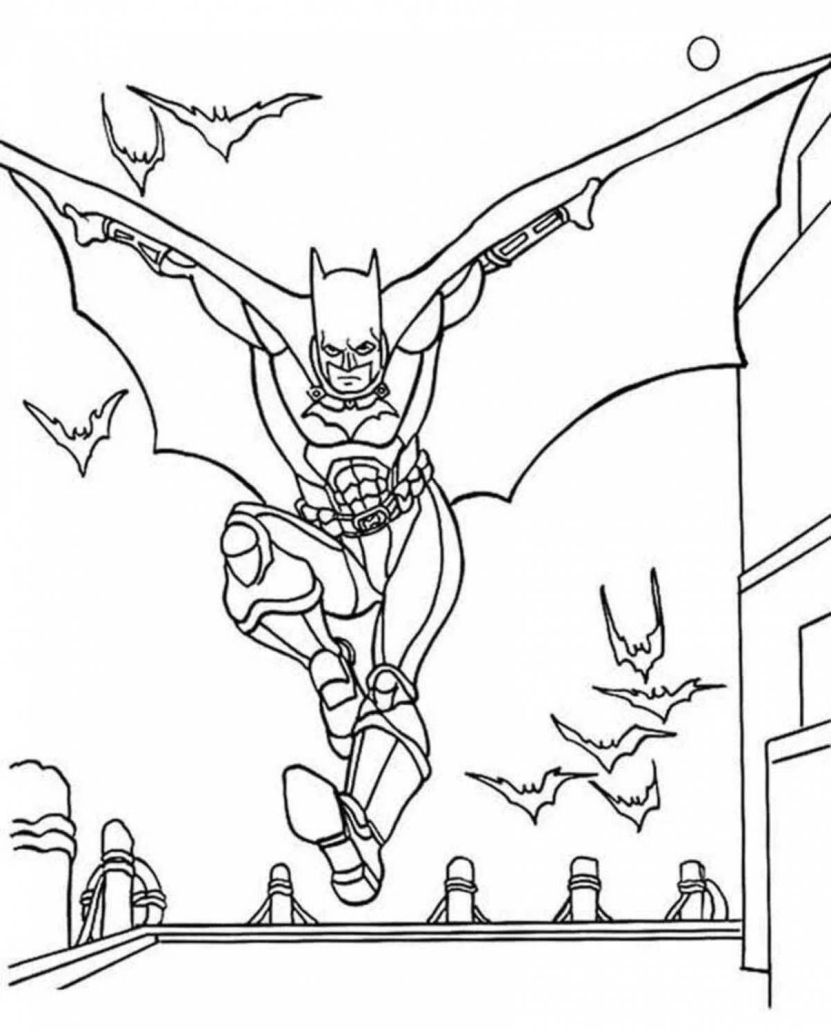 Delightful batman coloring book