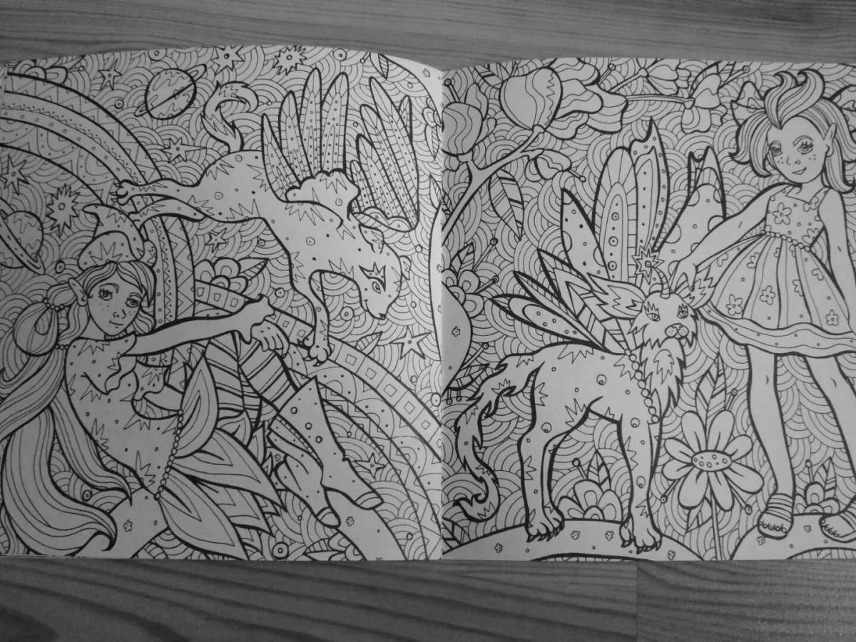 Amazing inside magic magic coloring page by claire scully